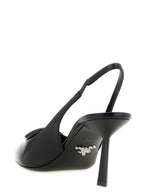 Prada Black Calfskin High Heel Pumps