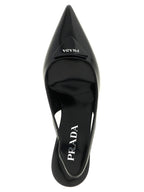 Prada Black Calfskin High Heel Pumps