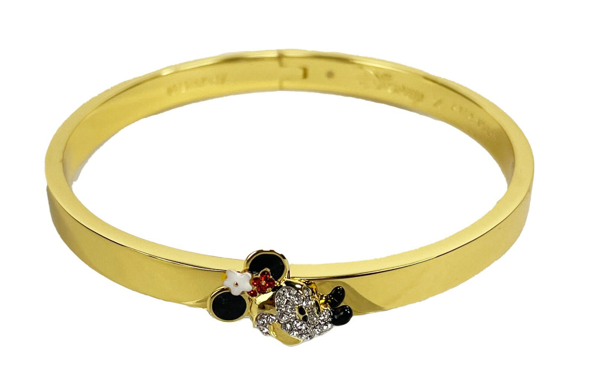 Kate Spade X Disney 100 Minnie Mouse Gem Gold Bracelet