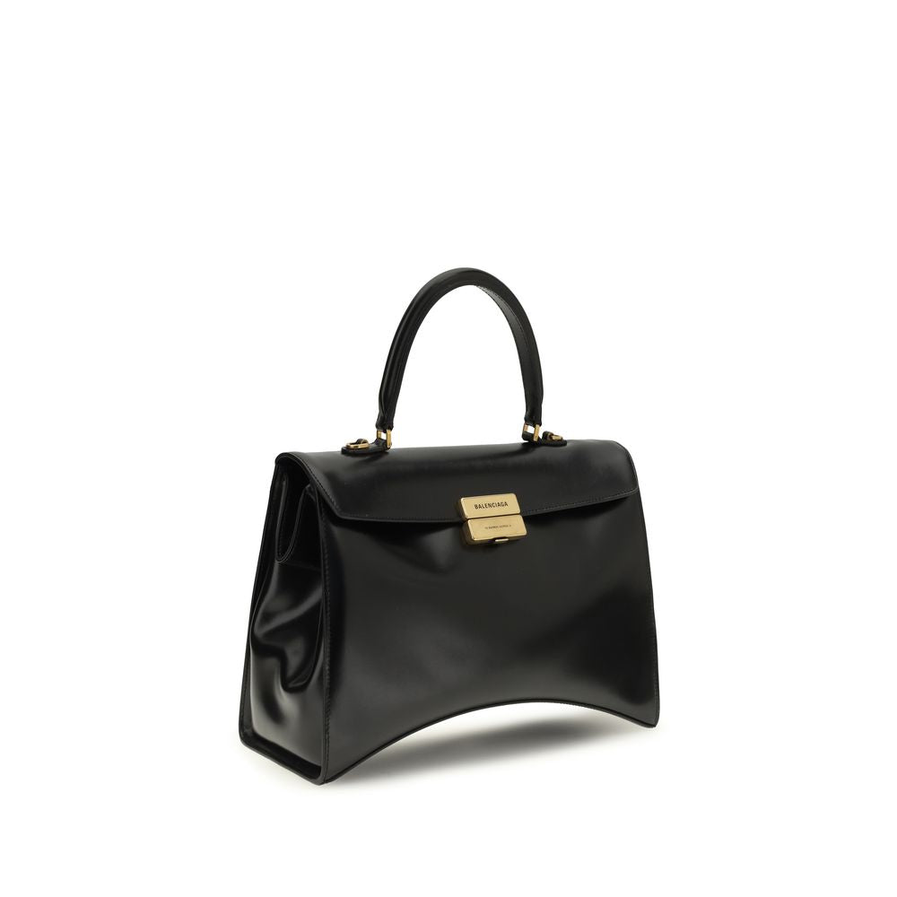 Balenciaga Black Calf Leather Bos Taurus Shoulder Bag