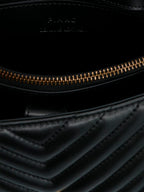 PINKO Black Lambskin Handbag