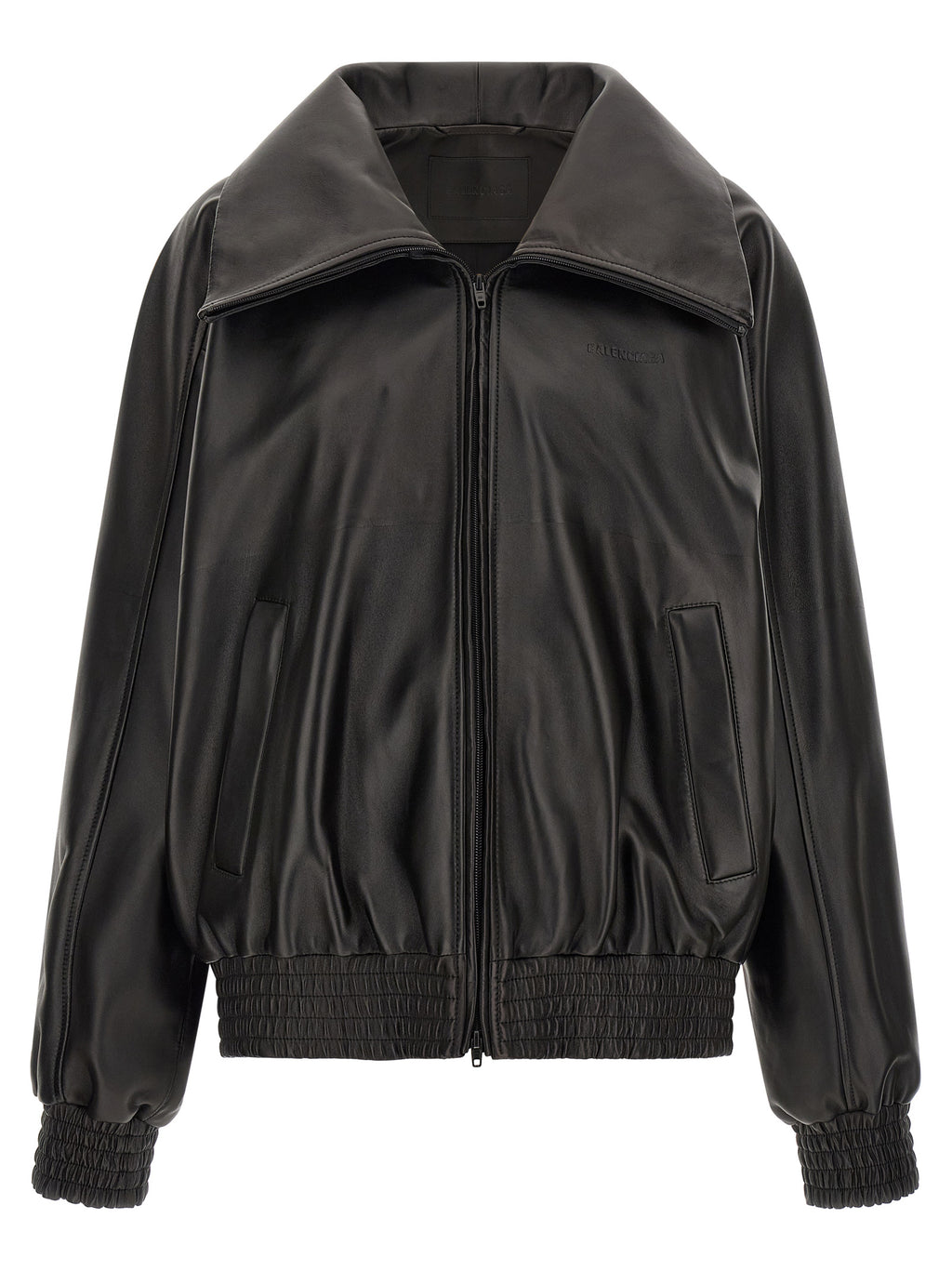 Balenciaga Black Lamb Leather Leather Jacket