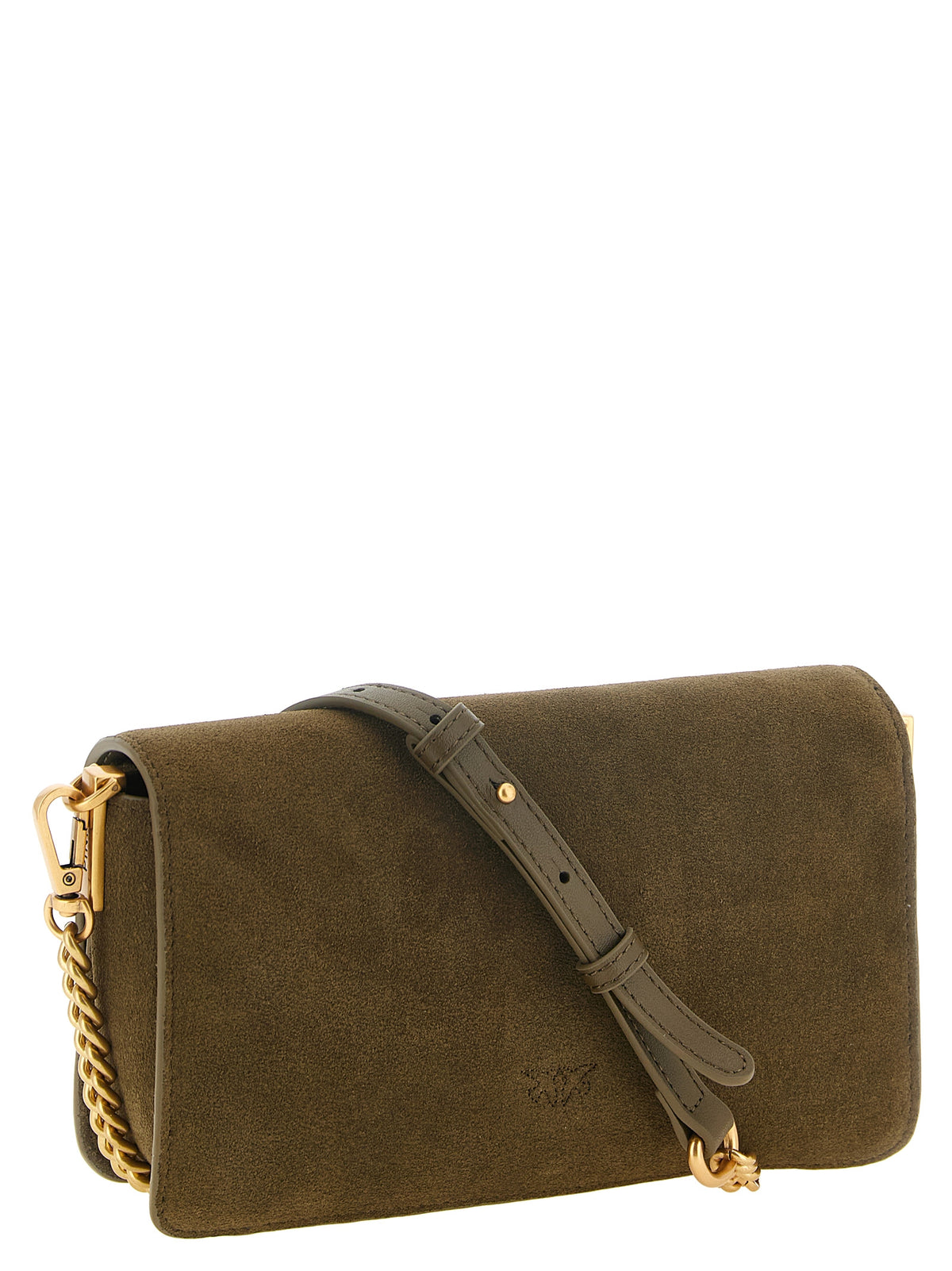 PINKO Bicolor Calfskin Shoulder Bag