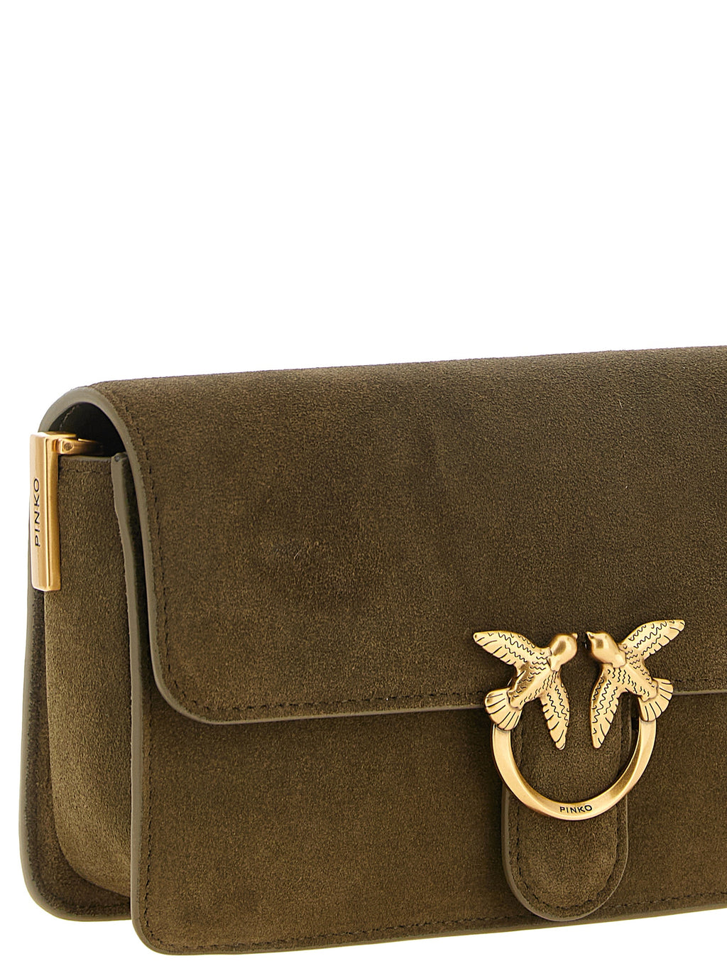 PINKO Bicolor Calfskin Shoulder Bag