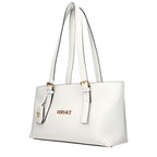 Versace White Leather Shoulder Bag