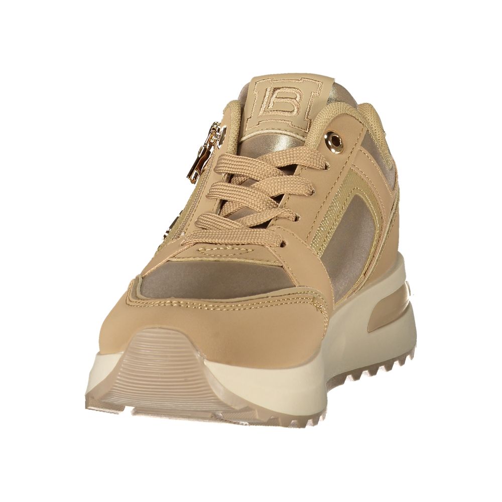 Laura Biagiotti Beige Poliuretano Womens Sneaker