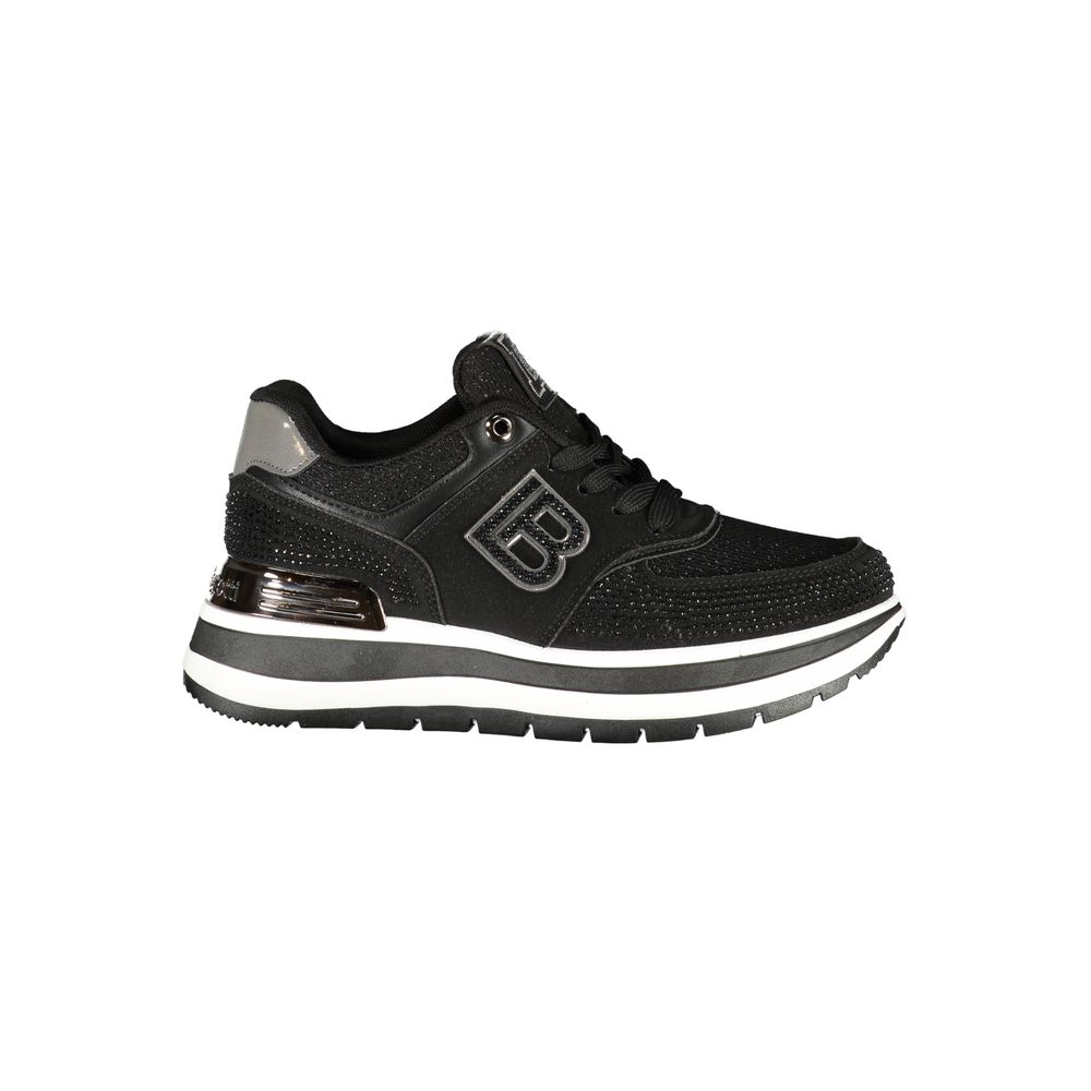 Laura Biagiotti Black Polyurethane Women's Sneaker