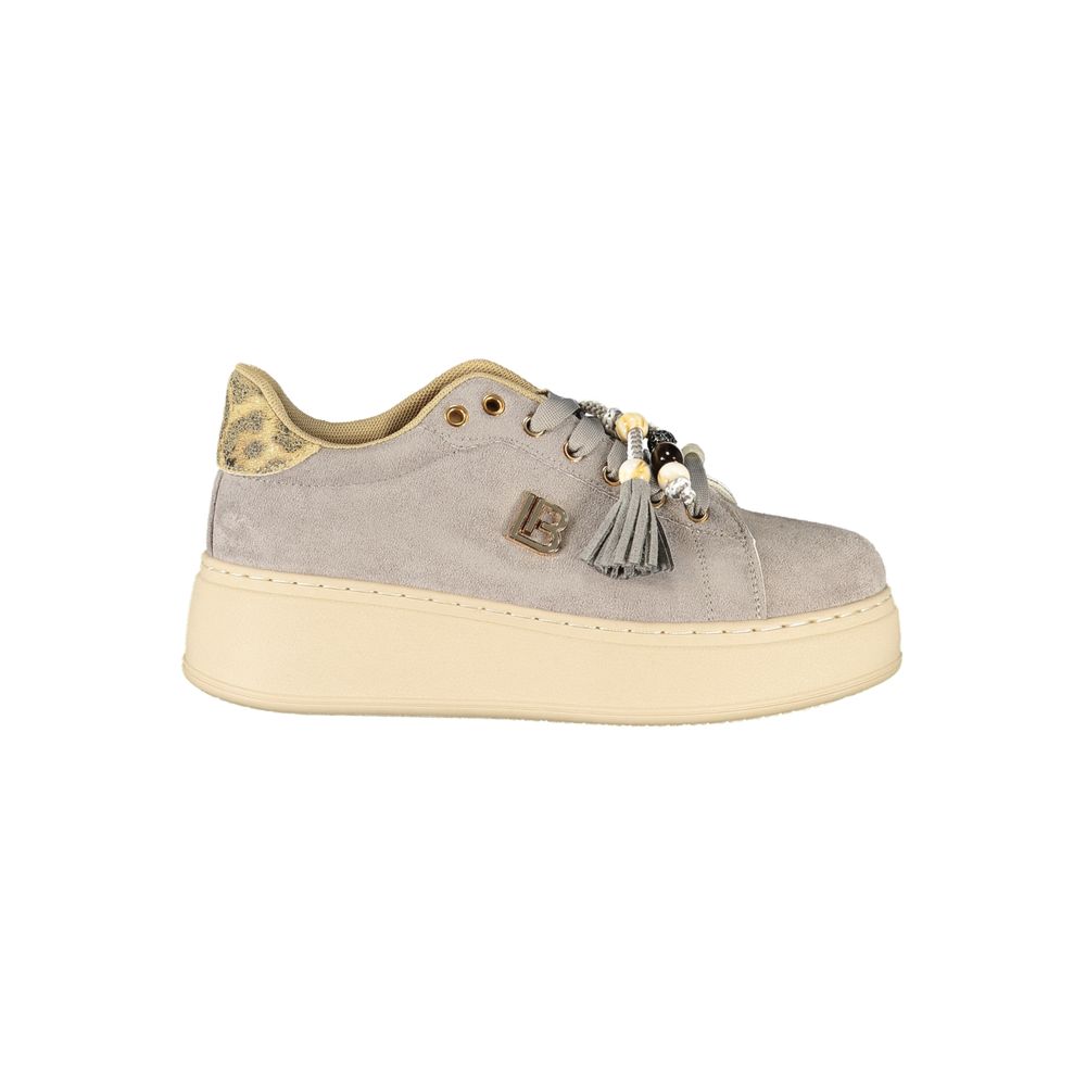 Laura Biagiotti Grigio Polyurethane Women's Sneaker