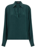 Tom Ford Bicolor Silk Polo Shirt