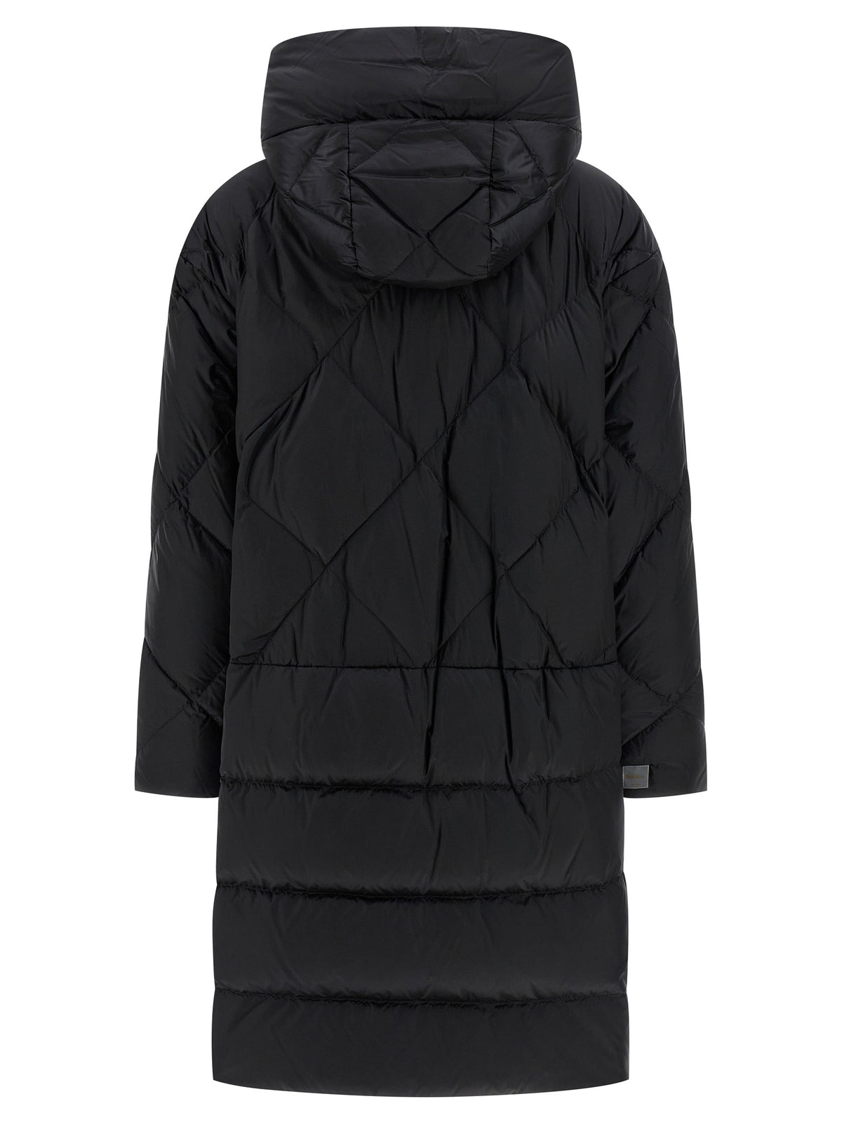 Max Mara Black Polyamide Full-Length Jacket