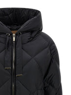 Max Mara Black Polyamide Full-Length Jacket