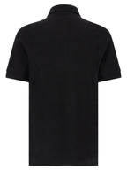 Dolce & Gabbana Black Cotton Polo Shirt