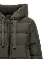 Max Mara Bicolor Polyester Full-Length Jacket