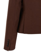 Max Mara Brown Wool Blazer