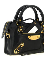 Balenciaga Black Goatskin Handbag