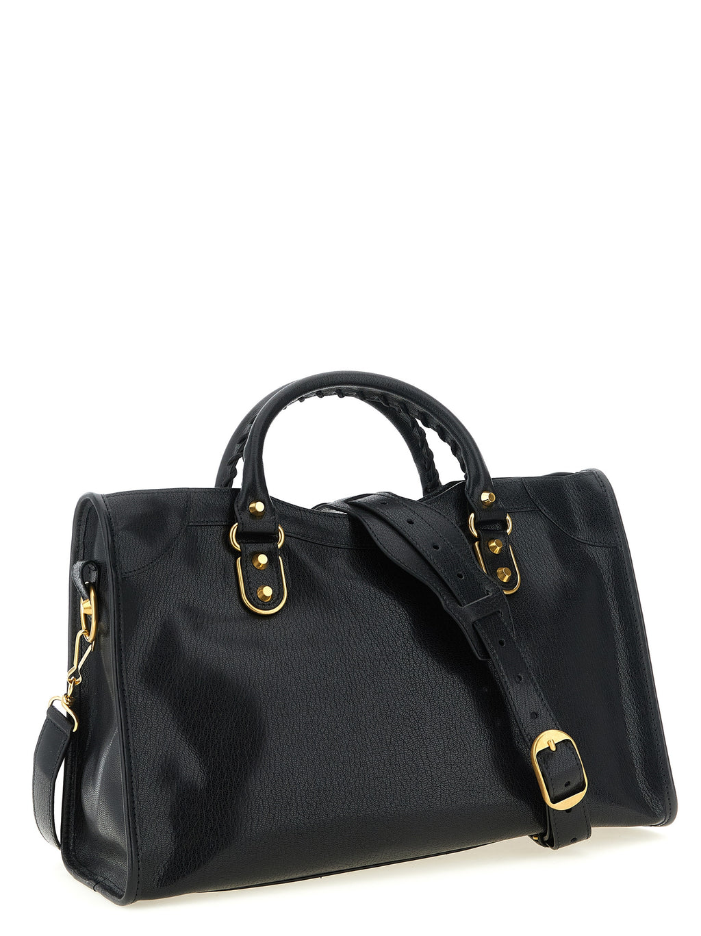 Balenciaga Black Goatskin Handbag