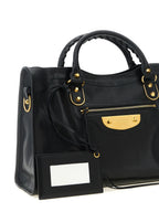 Balenciaga Black Goatskin Handbag