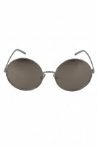 Dolce & Gabbana Silver Plated Round Gray Le nses Women Sunglasses