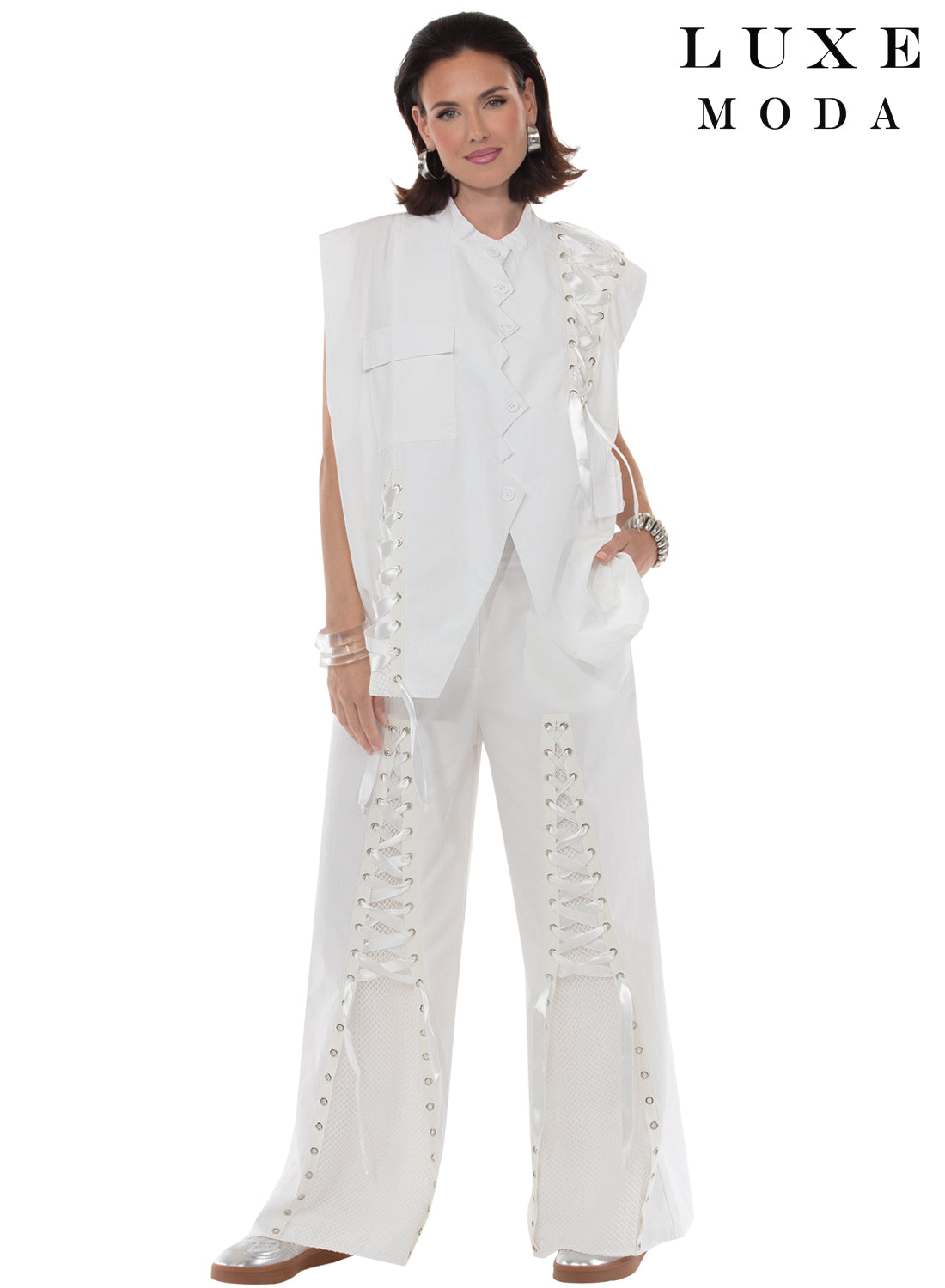 Love The Queen, Style 17666 Two Piece Pant Set