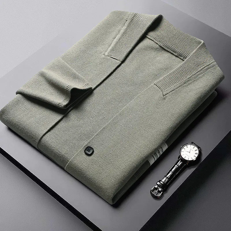 Men's Long Sleeve Knitwear Fashion Cardigan Sweater