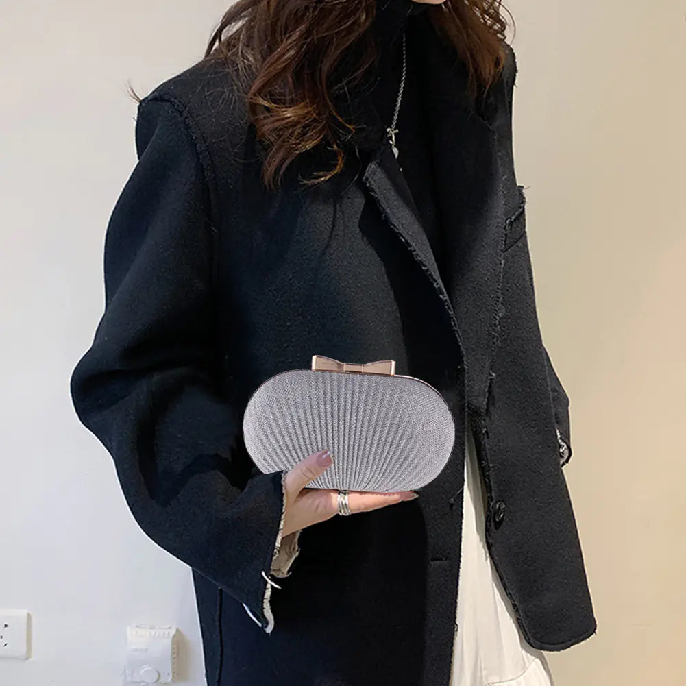 Elegant Evening Clutch with Chain for Ladies