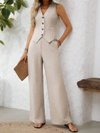 Chic Vest & Trousers Set