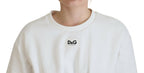 Dolce & Gabbana White Corset Stretch Cotton Top T-shirt