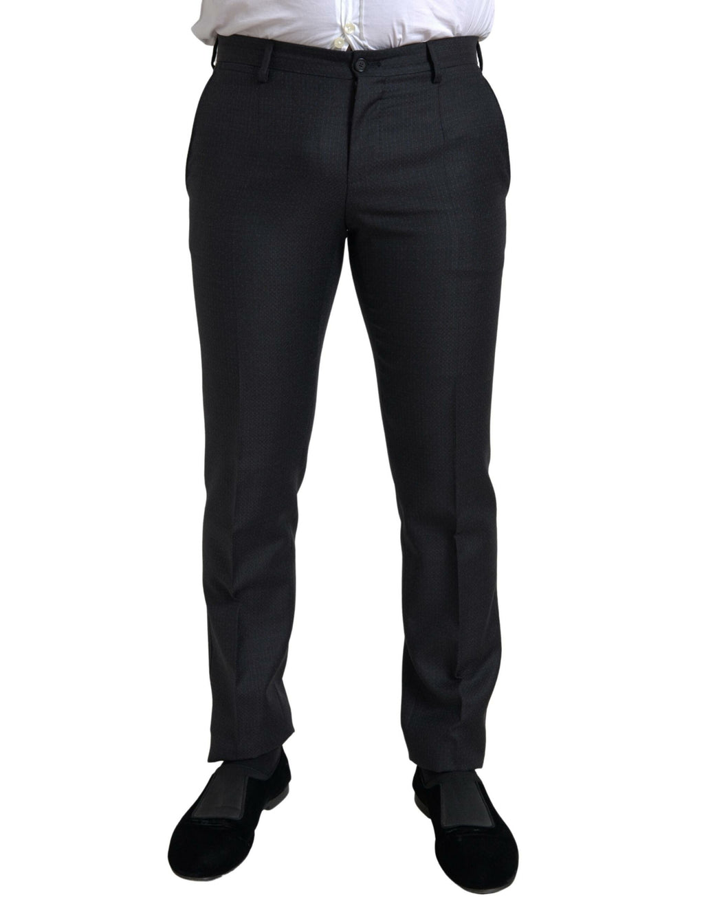 Dolce & Gabbana Dark Gray 3 Piece Single Breasted MARTINI Suit