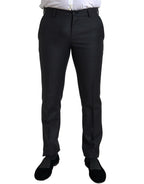 Dolce & Gabbana Dark Gray 3 Piece Single Breasted MARTINI Suit