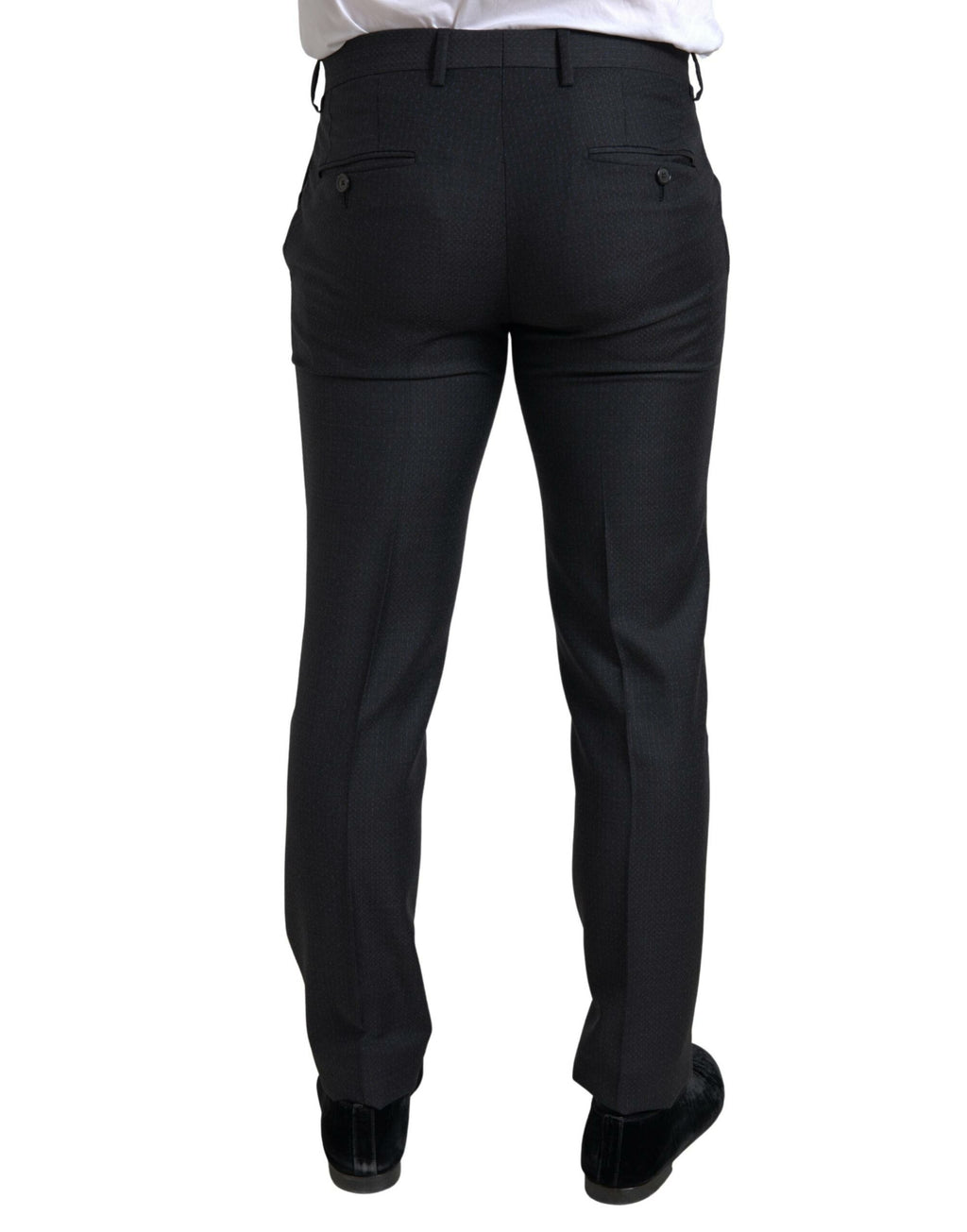 Dolce & Gabbana Dark Gray 3 Piece Single Breasted MARTINI Suit