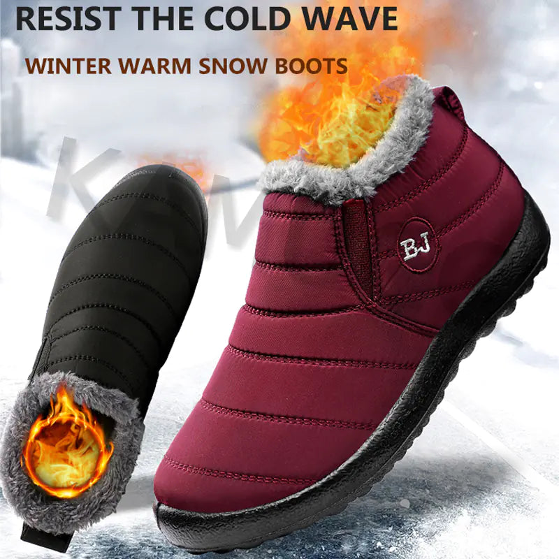 Waterproof Men's Winter Cotton Snow Boots (Big Size)