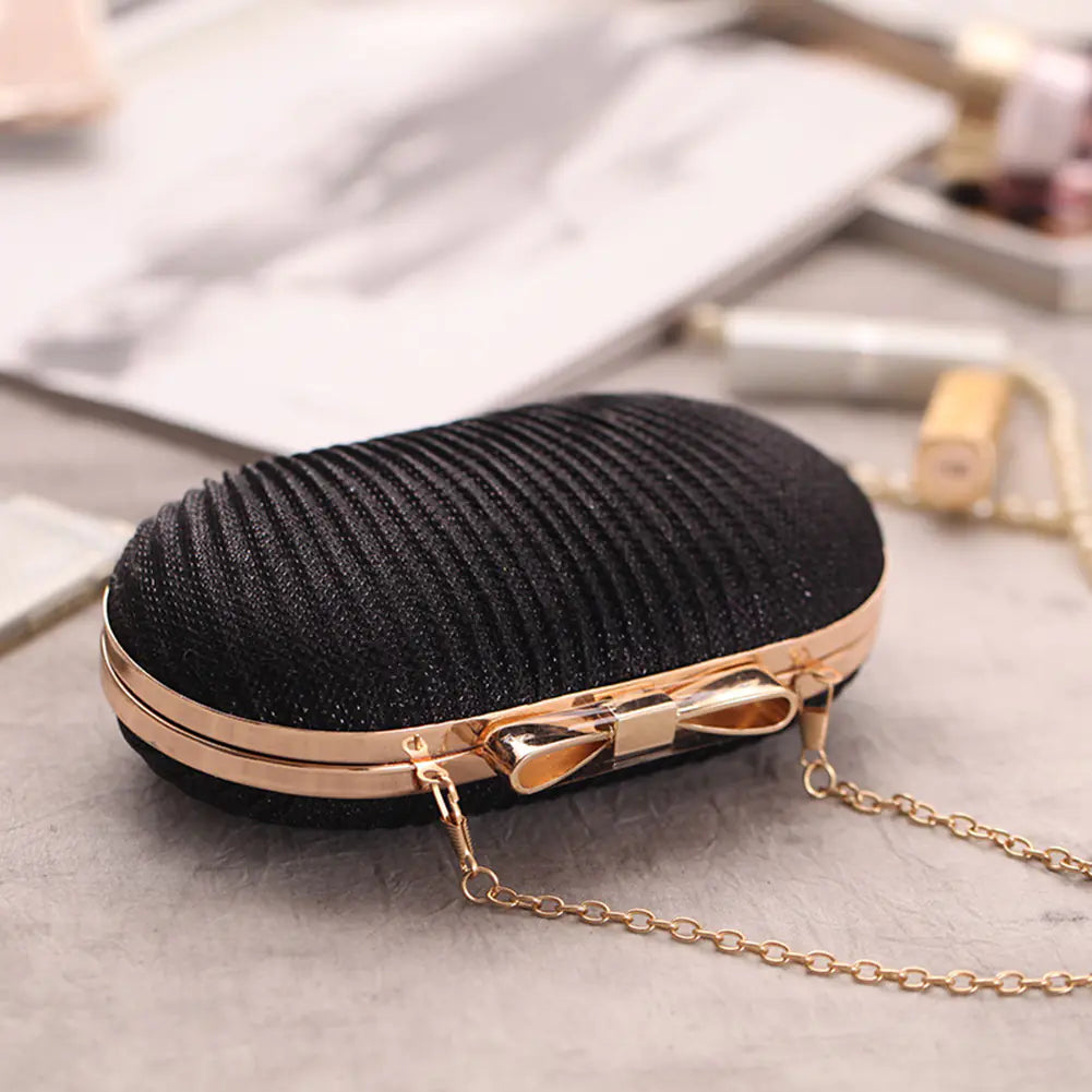 Elegant Evening Clutch with Chain for Ladies
