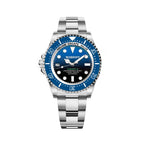 Bobroff Silver Stainless Steel Sport Watch