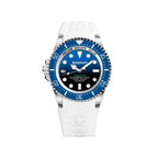 Bobroff White Rubber Sport Watch