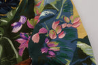 Dolce & Gabbana Jungle Wool Silk Pullover Logo Sweater