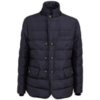Dolce & Gabbana Blue Polyester Coat
