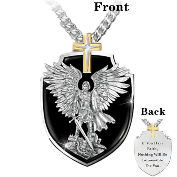 Men's Personalized Cross Pendant Necklace