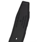 Tom Ford Black And White Leather Regular Belt