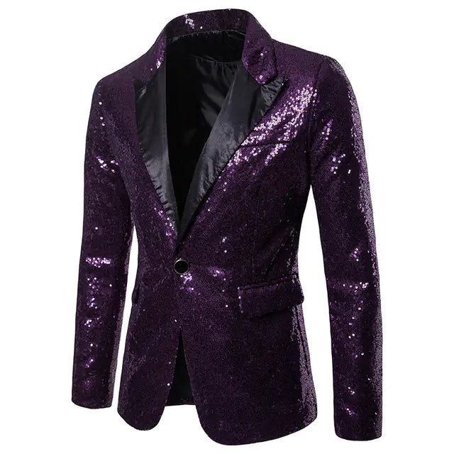 Men's Casual Slim Fit Fashion Suit Coat