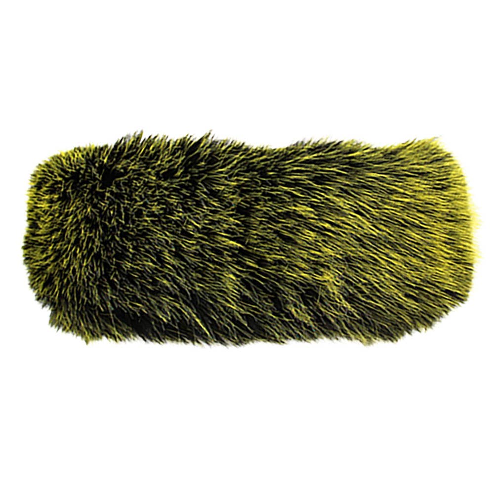 Elegant Faux Fur Winter Headband Earmuff: Orange