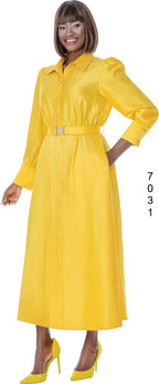 Terramina Rhinestone Embellished Shirt Dress. Style 7031