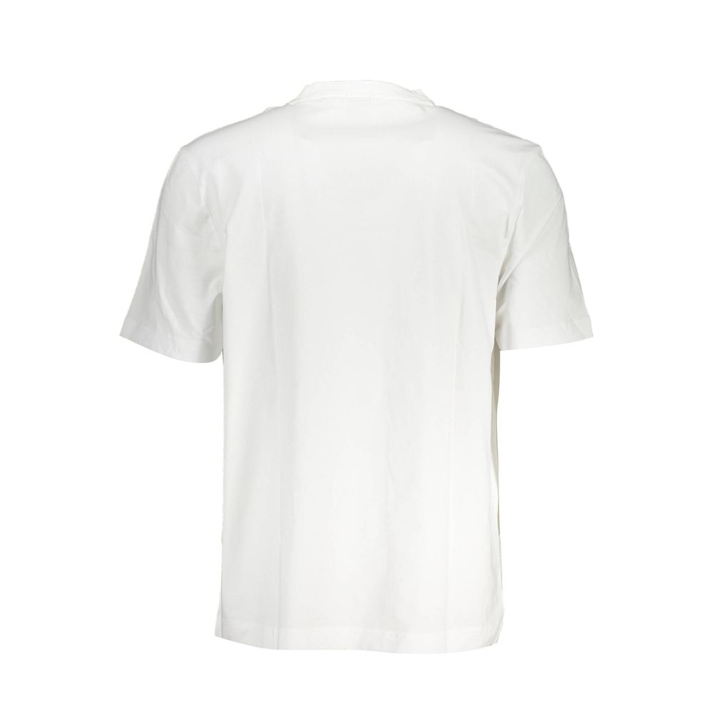 Hugo Boss White Organic Cotton Men T-Shirt