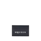 Alexander McQueen Black Calf Leather Bos Taurus Wallet