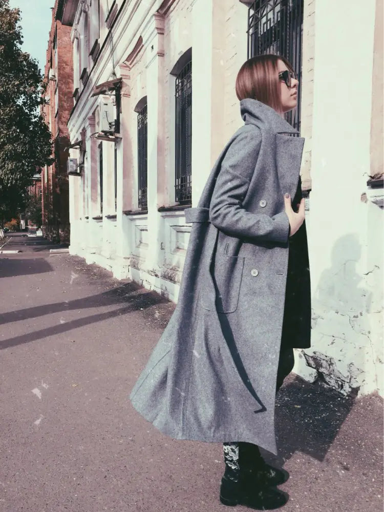 Oversized Cashmere Maxi Coat