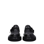 Max Mara Black Leather Oxfords And Derbies