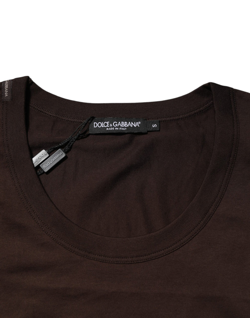 Dolce & Gabbana Brown Cotton Sleeveless Underwear Men Tank Top