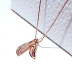 Fashionable Style Leaf Pendant Choker Necklace