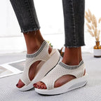 Flying Woven Sandals for Women - Flat Fashion Style