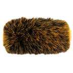 Elegant Faux Fur Winter Headband Earmuff: Mustard
