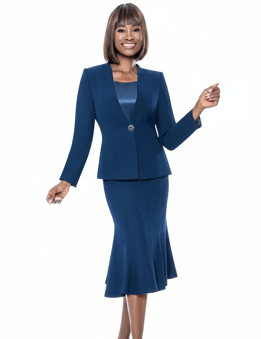 Terramina 3-Piece Skirt Suit, Style 9003